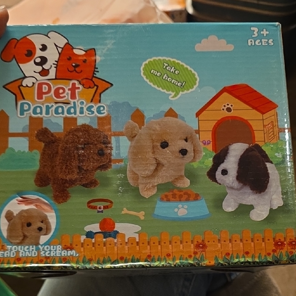 Plush Toy Set - Husky Dog